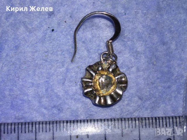 НЕЖНА ФЛОРАЛНА СРЕБЪРНА ОБЕЦА СРЕБРО 925 РОЗИЧКА 38293, снимка 11 - Обеци - 40932416