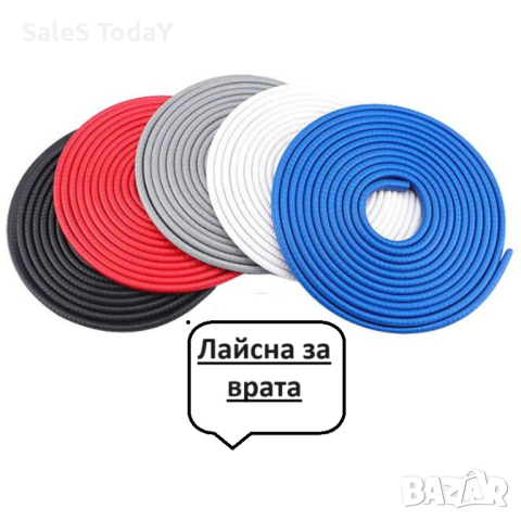  	Лайсна за врата, Протектор, с стоманени сегменти, бял, 2,5 м. , снимка 3 - Аксесоари и консумативи - 44742427