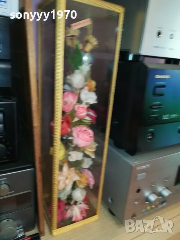 цвете 41см внос франция 1610231351, снимка 2 - Антикварни и старинни предмети - 42593728