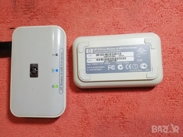 HP 2101nw Wireless USB print server, снимка 2 - Принтери, копири, скенери - 56119515