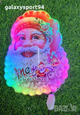 Лед фигурка зелена Лед снежинка среден малък и голям модел фигурки коледа, снимка 4 - Декорация за дома - 47828676