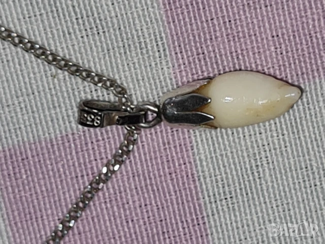 Стара традиционна висулка от сребро 835, снимка 5 - Колиета, медальони, синджири - 51306405