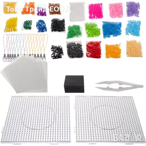 Комплект мъниста за гладене XXL 6500бр, снимка 5 - Образователни игри - 52670640