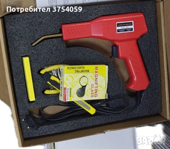 CASE 6 Пистолет за лепене на пластмаса, снимка 2 - Друга електроника - 52362097