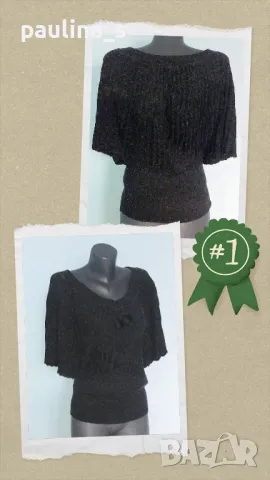 Два броя / Кашмирен пуловер модел Топ от пухкаво плетиво (вълна, кашмир и спандекс), снимка 2 - Блузи с дълъг ръкав и пуловери - 28039347