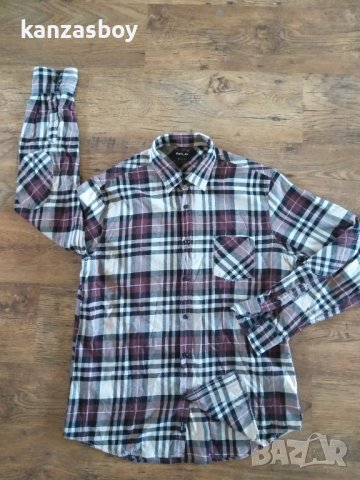 Replay Long Sleeve Shirt Brow - страхотна мъжка риза КАТО НОВА ХЛ, снимка 5 - Ризи - 42251327