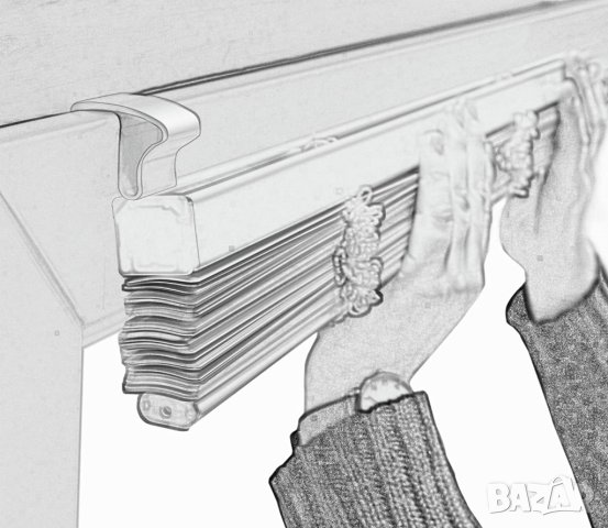 Deco Company Алуминиеви щори без пробиване , 90 x 130 cm, снимка 6 - Щори - 40305454