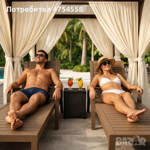 Градински шезлонг - комфорт, издръжливост и стил, снимка 2 - Градински мебели, декорация  - 53844118