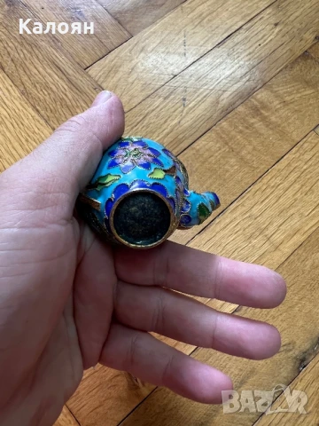 Декоративен мини чайник индийско , снимка 2 - Декорация за дома - 51223466