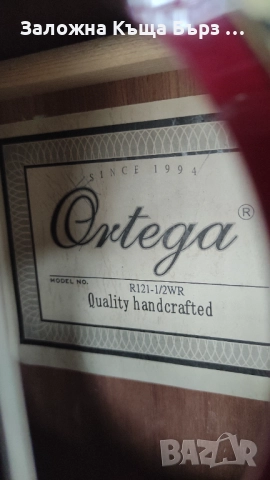 Уникална !!! Акустична китара Ortega . В добро състояние!!!, снимка 6 - Китари - 52849398