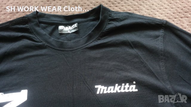 MAKITA T-Shirt Work Wear размер XL работна тениска W4-2, снимка 4 - Тениски - 42213038