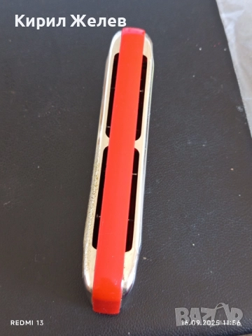 Стара ретро устна хармоника MELODIA MADE IN POLAND рядка за КОЛЕКЦИЯ ДЕКОРАЦИЯ 51080, снимка 5 - Други ценни предмети - 51730708