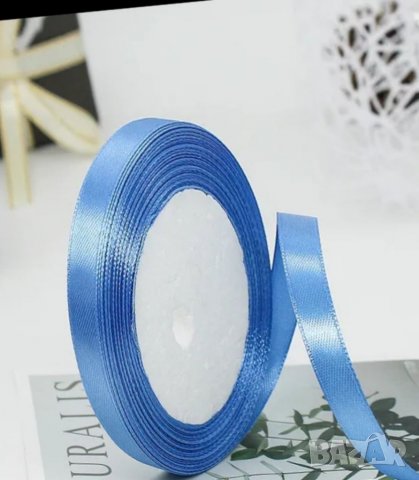 Сатенена лента, снимка 2 - Сватбени аксесоари - 39385870