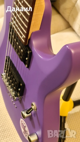 Schecter C-6 Deluxe Satin Purple - ъпгрейдвана, като нова, снимка 7 - Китари - 52446057