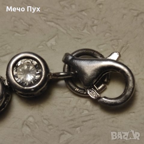 Сребърна гривна (167), снимка 9 - Гривни - 41926609