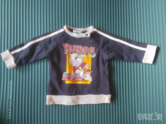 Bimbus - оригинална детска блуза с носорог - 6 месечна възраст, снимка 3 - Бебешки блузки - 49416549