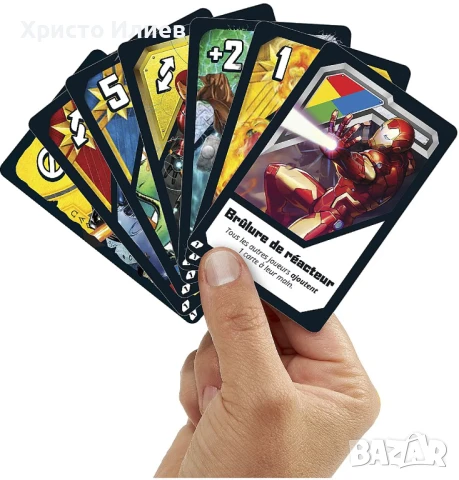 Карти за игра UNO Ultimate MARVEL Mattel Оригинални Уно, снимка 7 - Карти за игра - 51164502