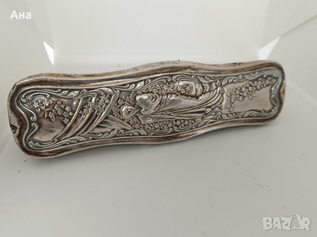 Красив Сребърна четка Бирмингам 1908 г

, снимка 4 - Други ценни предмети - 44150153