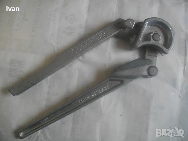 16mm ROTHENBERGER Made in SPAIN РЪЧЕН ТРЪБОГИБ ЗА ОГЪВАНЕ НА ТРЪБИ ДО ф16мм ПРОМИШЛЕН ПРОФЕСИОНАЛЕН, снимка 17 - Други инструменти - 50449884
