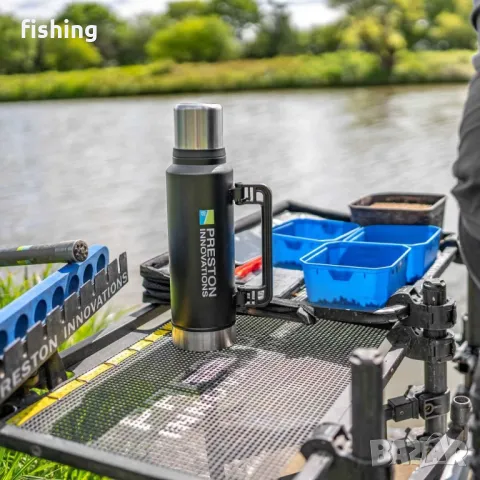 PRESTON 1.4L Stainless Steel Flask - Термос, снимка 5 - Екипировка - 47526385