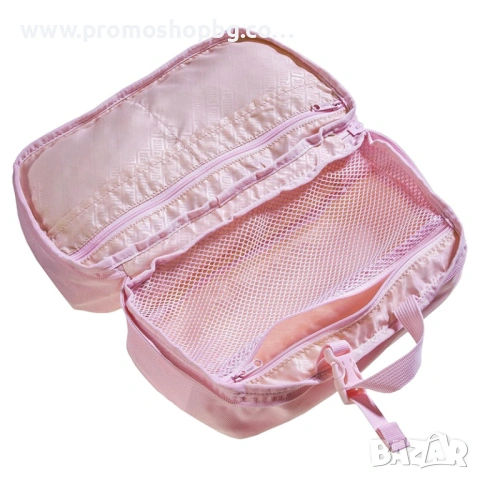 Козметична чанта/несесер Puma, розова, с лого, 28x13.5x13 см, снимка 4 - Други - 49934020