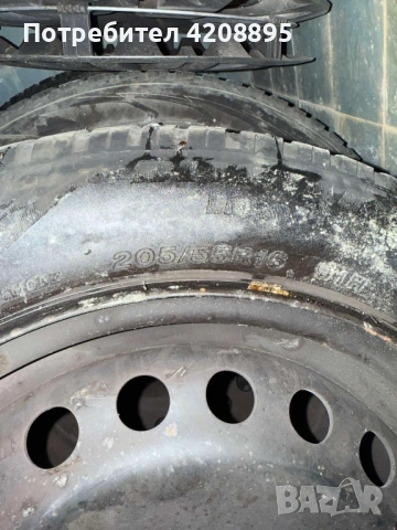 ЗИМНИ ГУМИ 16 ЦОЛА + ДЖАНТИ ВТОРА УПОТРЕБА 150 ЕВРО, снимка 4 - Гуми и джанти - 53285890