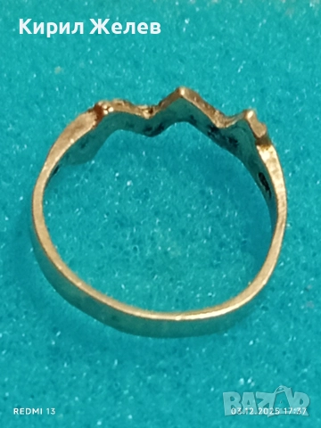 Ажурен АРТ МОДЕЛ сребърен пръстен с миниатюрни цирконий 34114, снимка 8 - Пръстени - 52641044