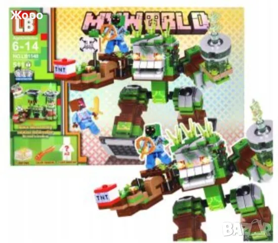 LED СВЕТЕЩ КОНСТРУКТОР  ТРАНСФОРМЪР ОТ СЕРИЯ MAINCRAFT MYWORLD LB-1148