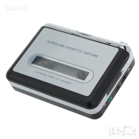 SilverCrest Касета към MP3 USB Конвертор HiFi Walkman Уокмен Касетофон, снимка 4 - Радиокасетофони, транзистори - 53056421