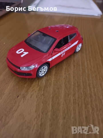 Метална количка-пожарна звук и светлини, снимка 3 - Колекции - 52151104