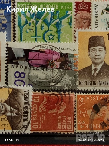 Стари пощенски марки от цял свят смесени ВРИТАНИЯ, АМЕРИКА, АВСТРАЛИЯ за КОЛЕКЦИЯ 52032, снимка 8 - Филателия - 53227987