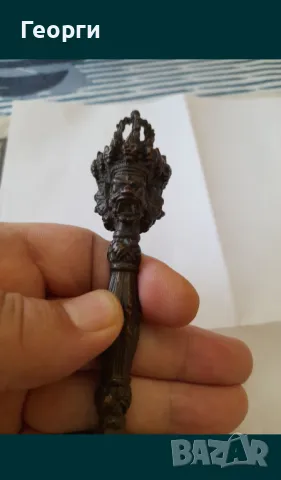 Будистки ритуален нож-2, снимка 11 - Антикварни и старинни предмети - 50129316