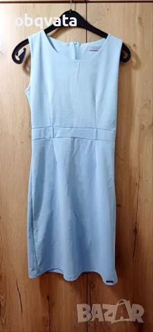 Дамска синя рокля, снимка 2 - Рокли - 50423591