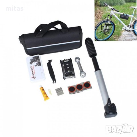 Ремонтен комплект, чанта с мултифункционални иструменти за велосипед