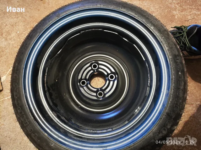 Резервна гума тип патерица , снимка 5 - Гуми и джанти - 50104489