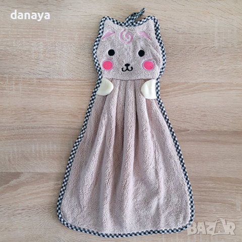 844 Микрофибърна кърпа за ръце Котета кухненска кърпа детска хавлия, снимка 3 - Хавлиени кърпи - 36228805