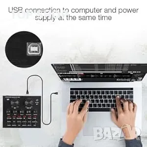 V8 аудио USB външна звукова карта от VBESTLIFE, снимка 9 - Ресийвъри, усилватели, смесителни пултове - 48492446