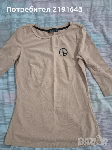 бежова блуза 3/4ръкав Alessa 