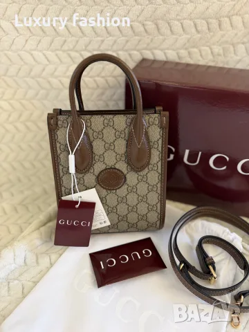 дамска чанта Gucci, снимка 3 - Чанти - 56149218
