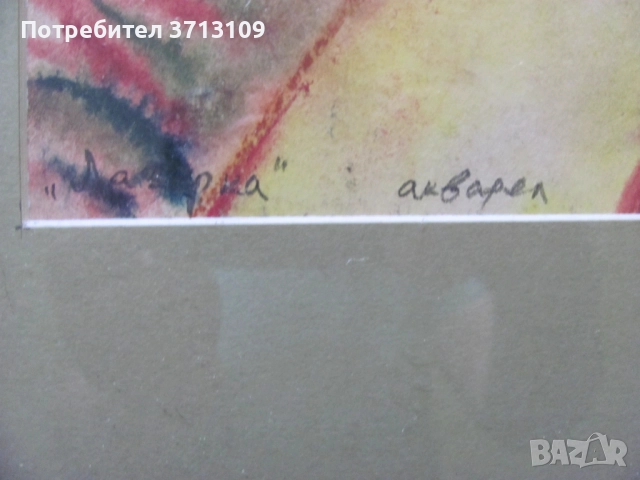 Картина Красимир Дойчев(1961-2020) - Лазарка , подписана, снимка 3 - Картини - 51512943