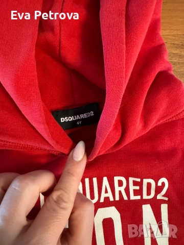 Dsquared2 Icon детски суичър блуза 3-4г., снимка 3 - Детски Блузи и туники - 52872895