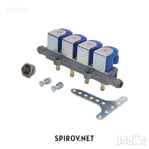 Рейка за газов инжекцион LPG TOMASETTO IT01 с 4 дюзи, снимка 2 - Части - 55701522