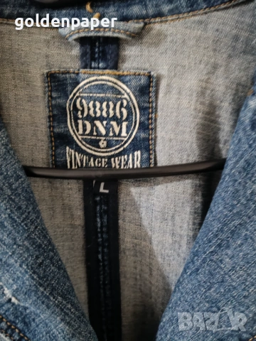 Ретро Дънково сако яке L, снимка 2 - Сака - 53395300