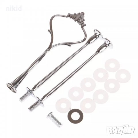 дръжки държачи основи за направа на плато поднос кръгъл на 3 етажа етажи, снимка 3 - Други - 35837320