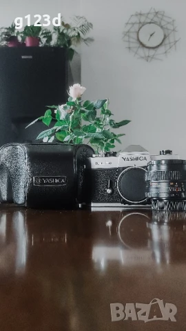Yashica tl-electro с обектив Yashinon 50 мм 1.9, снимка 6 - Фотоапарати - 50778470