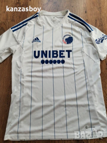 ADIDAS F.C. Copenhagen 21/22 home - мъжка футболна тениска М, снимка 2 - Тениски - 51321157