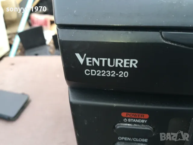 VENTURER CD2232-20 CD DECK RECEIVER-ВНОС SWISS 0203251922LNWC, снимка 15 - Аудиосистеми - 49337791