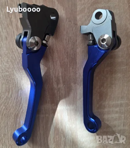 Комплект 2 лоста за спирачка и съединител Yamaha Yz125/250/Yz250f/450f СИН ЦВЯТ