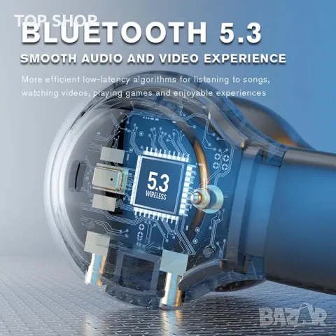 Bluetooth слушалки M47, V5,4 BORN FOR SPORTS, снимка 3 - Bluetooth слушалки - 49291986