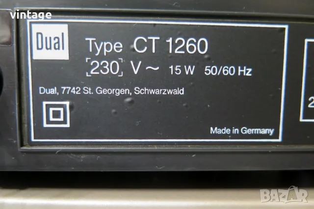 Dual CV 1260_C 826_CT 1260, снимка 16 - Аудиосистеми - 50265113